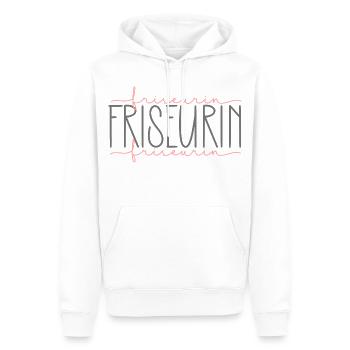 Friseurin Geschenk Haare schneiden Beruf - Männer Premium Bio Hoodie - Weiß - Vorne - Nico (187cm)