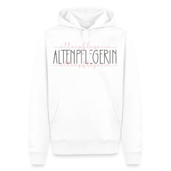 Altenpflegerin Geschenk Pflegerin Altenheim Beruf - Männer Premium Bio Hoodie - Weiß - Vorne - Nico (187cm)