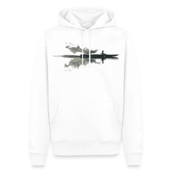 Ruderer - Männer Premium Bio Hoodie - Weiß - Vorne - Nico (187cm)