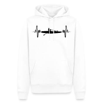 Rudern Skullen - Männer Premium Bio Hoodie - Weiß - Vorne - Nico (187cm)