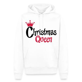 T-shirt de Noël drôle pour femme - Sweat à capuche Premium bio Homme - blanc - Devant - Nico (187cm)