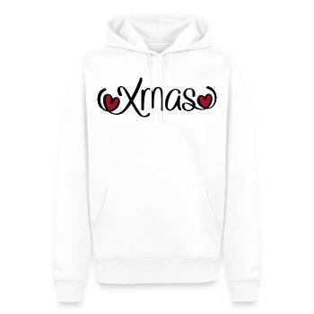 Weihnachten - Männer Premium Bio Hoodie - Weiß - Vorne - Nico (187cm)