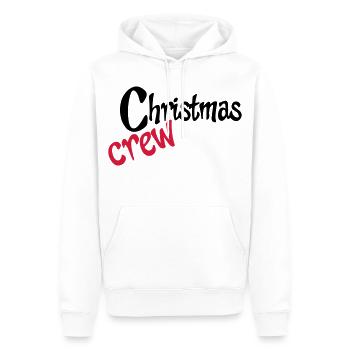 Travail d’équipe à Noël - Sweat à capuche Premium bio Homme - blanc - Devant - Nico (187cm)