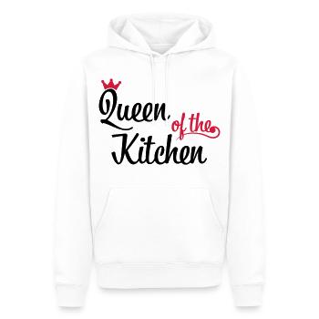 Lustige Weihnachtsgeschenke für Frauen die kochen - Männer Premium Bio Hoodie - Weiß - Vorne - Nico (187cm)