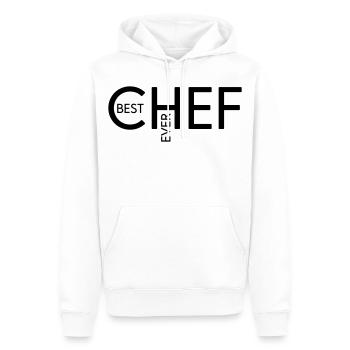 Best Chef ever - Männer Premium Bio Hoodie - Weiß - Vorne - Nico (187cm)