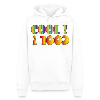 Détendez-vous - Sweat à capuche Premium bio Homme - blanc - Devant - Nico (187cm)
