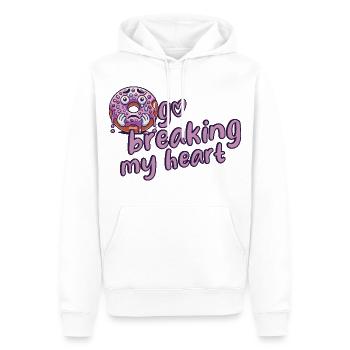 Donut - Männer Premium Bio Hoodie - Weiß - Vorne - Nico (187cm)