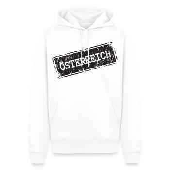 Austria flags design on clothing - Men’s Premium Organic Hoodie - white - Front - Nico (187cm)