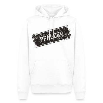Illustration de la région viticole du Palatinat - Sweat à capuche Premium bio Homme - blanc - Devant - Nico (187cm)