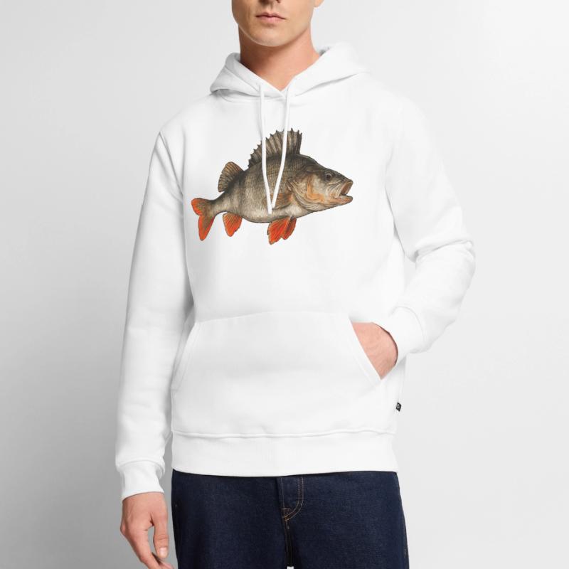 Perche Perche Perche Perche Perche Pêche Perche Perche Sweat à capuche Premium bio Homme