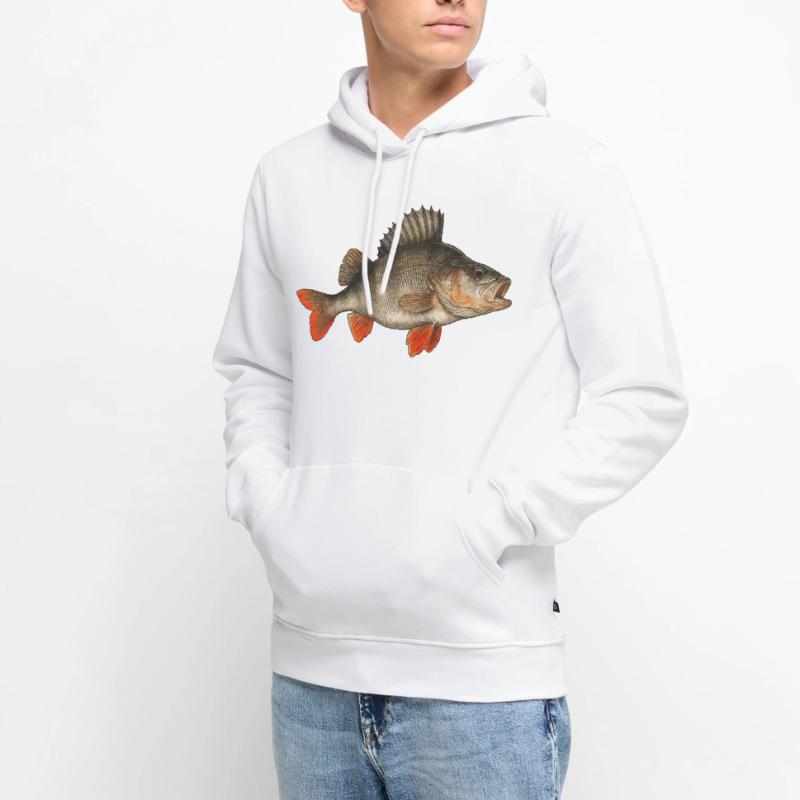 Perche Perche Perche Perche Perche Pêche Perche Perche Sweat à capuche Premium bio Homme