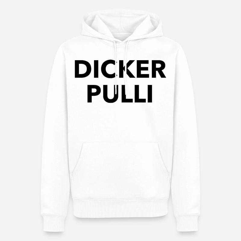 Dicker Pulli - Männer Premium Bio Hoodie - Weiß