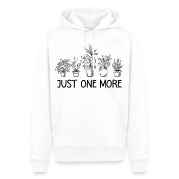 Cadeau d’amoureux des plantes - Sweat à capuche Premium bio Homme - blanc - Devant - Nico (187cm)