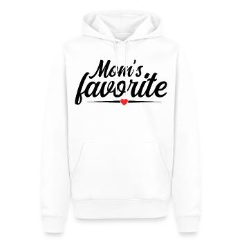 Lieblingssohn des Herzens - Mama's Stolz - Männer Premium Bio Hoodie - Weiß - Vorne - Nico (187cm)