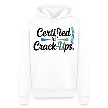 Chiropractor Alignment Is Everything Professional - Men’s Premium Organic Hoodie - white - Front - Nico (187cm)