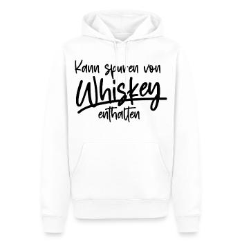 Whiskey - Männer Premium Bio Hoodie - Weiß - Vorne - Nico (187cm)