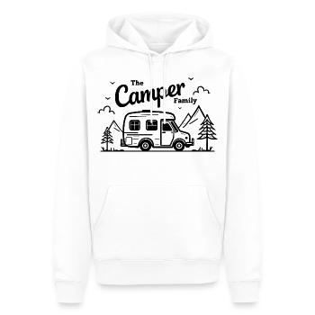The Camper Family Campingbus Berge Abenteuer - Männer Premium Bio Hoodie - Weiß - Vorne - Nico (187cm)