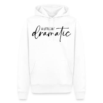 A little bit dramatic - Men’s Premium Organic Hoodie - white - Front - Nico (187cm)