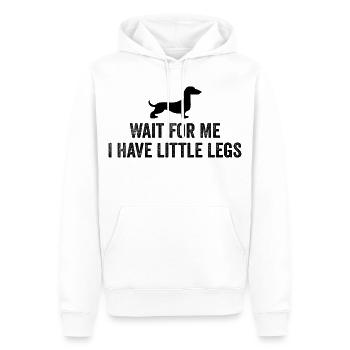 Bester Dackel Mama Papa Hundebesitzer Geschenk - Männer Premium Bio Hoodie - Weiß - Vorne - Nico (187cm)