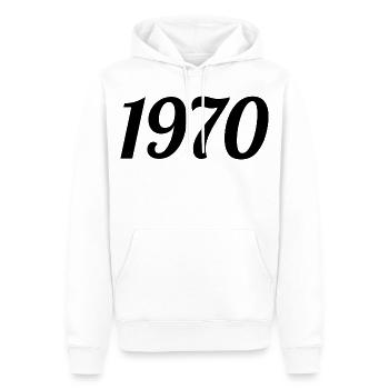 1970 Vintage 1970 Retro Geburtstagsgeschenk 1970er Jahre Geschenk - Männer Premium Bio Hoodie - Weiß - Vorne - Nico (187cm)