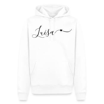 Luisa Name Vorname Dekorativ - Männer Premium Bio Hoodie - Weiß - Vorne - Nico (187cm)