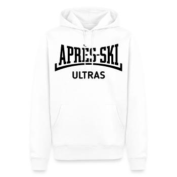 Après-Ski Ultras (Apres Ski / Konkav / Black) - Männer Premium Bio Hoodie - Weiß - Vorne - Nico (187cm)