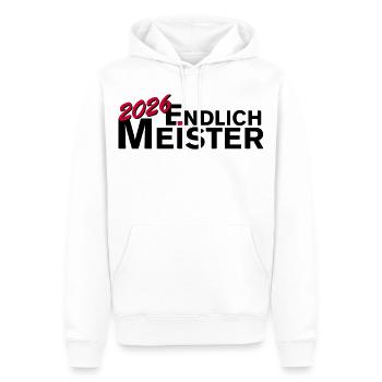 Finally champion 2026 championship - Men’s Premium Organic Hoodie - white - Front - Nico (187cm)