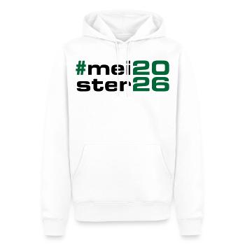 Meister 2026 Meisterschaft - Männer Premium Bio Hoodie - Weiß - Vorne - Nico (187cm)