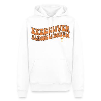 Excessive Alcohol Consumption Party - Men’s Premium Organic Hoodie - white - Front - Nico (187cm)
