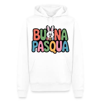 Easter Bunny - Men’s Premium Organic Hoodie - white - Front - Nico (187cm)