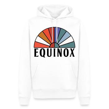 Équinoxe Joyeuses Pâques Ostara Pagan - Sweat à capuche Premium bio Homme - blanc - Devant - Nico (187cm)