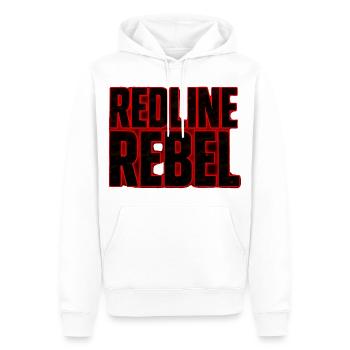 Chemise Redline Rebel pour vêtements de ville hommes - Sweat à capuche Premium bio Homme - blanc - Devant - Nico (187cm)