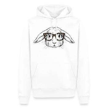 Süßer Hase - Männer Premium Bio Hoodie - Weiß - Vorne - Nico (187cm)