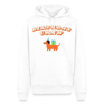 Happy Birthday - Männer Premium Bio Hoodie - Weiß - Vorne - Nico (187cm)