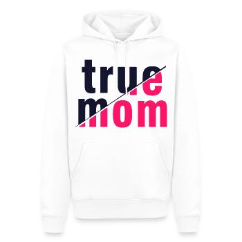 Wahre Mama Mutter Liebe Authentizitätskunst - Männer Premium Bio Hoodie - Weiß - Vorne - Nico (187cm)