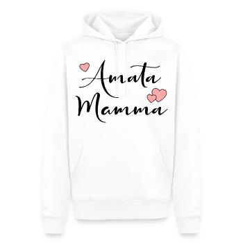 Italy Beloved Mom - Men’s Premium Organic Hoodie - white - Front - Nico (187cm)