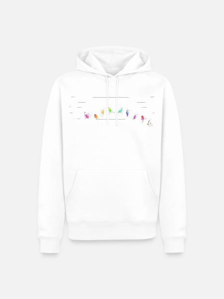 Freude schöner Götterfunken - Männer Premium Bio Hoodie - Weiß