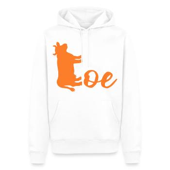 Netherlands Ko - Men’s Premium Organic Hoodie - white - Front - Nico (187cm)