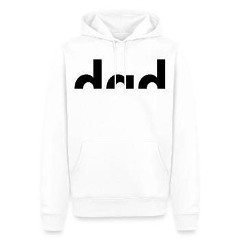 Dad Est. 2026 | Father | Father's Day - Men’s Premium Organic Hoodie - white - Front - Nico (187cm)