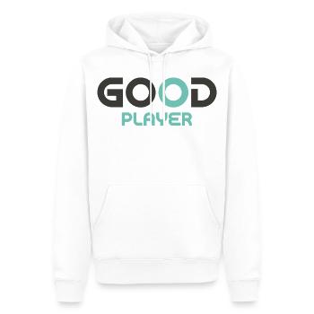 Good Players the sports lovers  - Men’s Premium Organic Hoodie - white - Front - Nico (187cm)