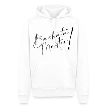 Bachata - Men’s Premium Organic Hoodie - white - Front - Nico (187cm)