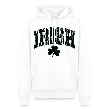 Irland - Männer Premium Bio Hoodie - Weiß - Vorne - Nico (187cm)