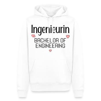 Studium Ingenieurwissenschaften Ingenieurin - Männer Premium Bio Hoodie - Weiß - Vorne - Nico (187cm)