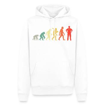 Arzt Evolution Doktor Für Assistenzärzte Mediziner - Männer Premium Bio Hoodie - Weiß - Vorne - Nico (187cm)