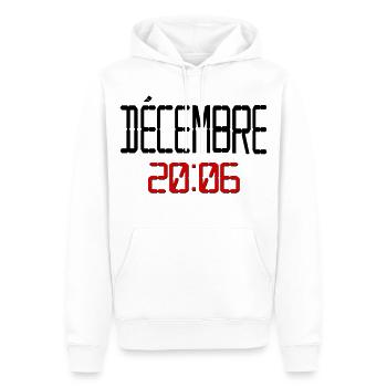 Geburtstag Dezember 2006, Französisch - Männer Premium Bio Hoodie - Weiß - Vorne - Nico (187cm)