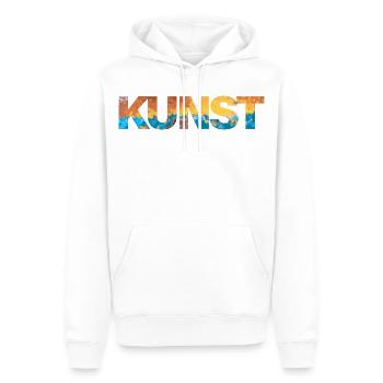 Kunst - Männer Premium Bio Hoodie - Weiß - Vorne - Nico (187cm)
