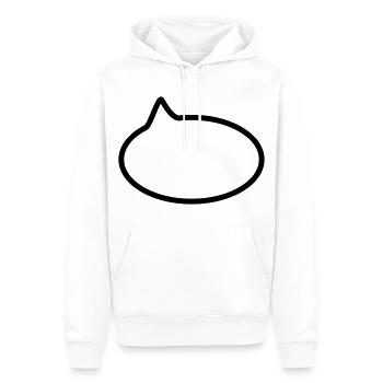 Balloon / / cartoon / / saying / / do statement - Men’s Premium Organic Hoodie - white - Front - Nico (187cm)