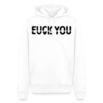 Ob ich dich liebe oder nicht # - Männer Premium Bio Hoodie - Weiß - Vorne - Nico (187cm)