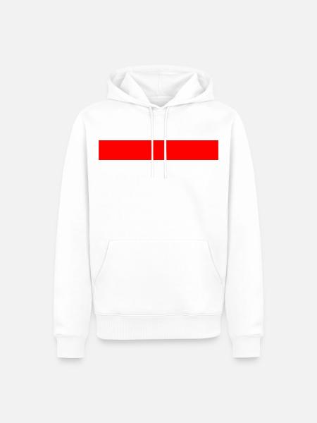 Brustring 1893, Geschenk Idee - Männer Premium Bio Hoodie - Weiß