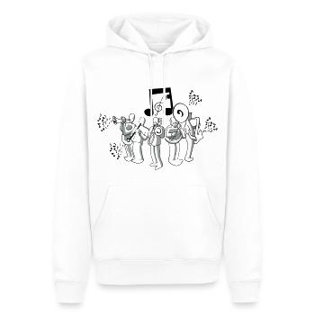 Banda, Street Music or Orchestra - Men’s Premium Organic Hoodie - white - Front - Nico (187cm)